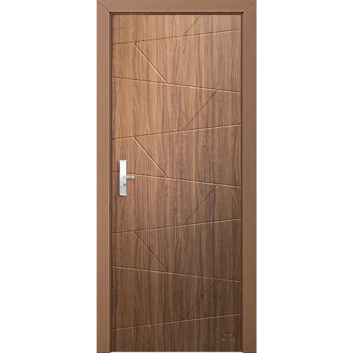 High-Grade Plastic PVC Plywood Door for Villa Exterior Excellent Color Retention OEM Design for Vietnam Factory