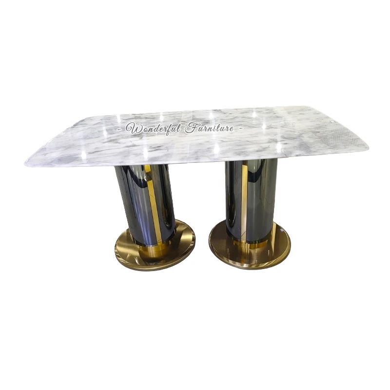 New Popular Contemporary Dining Table Modern Restaurant Kitchen Dining Tables With Chair
