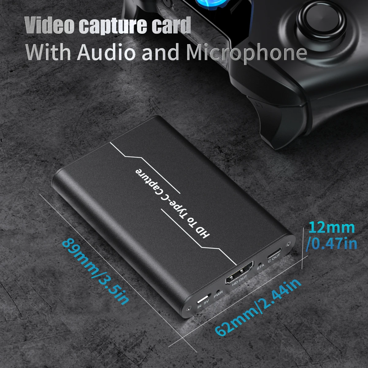 4Kx2K@30Hz HDMI1 Video Capture Card with audio separation