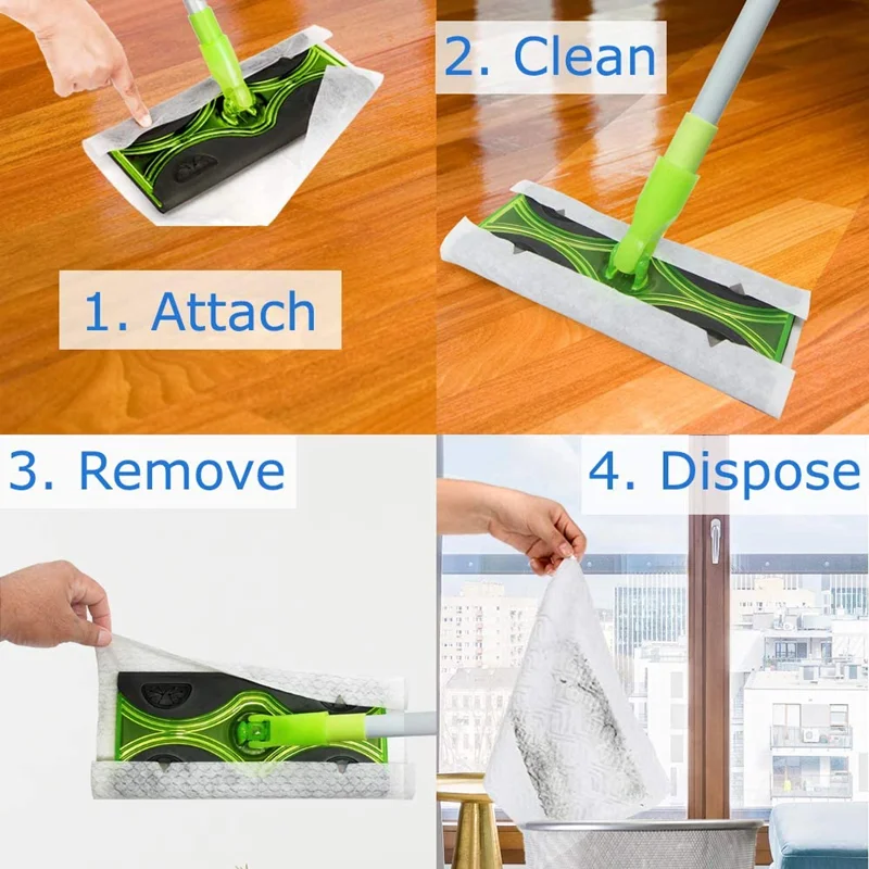 Hot sale non-woven disposable dry wipes floor cleaning wet wipes