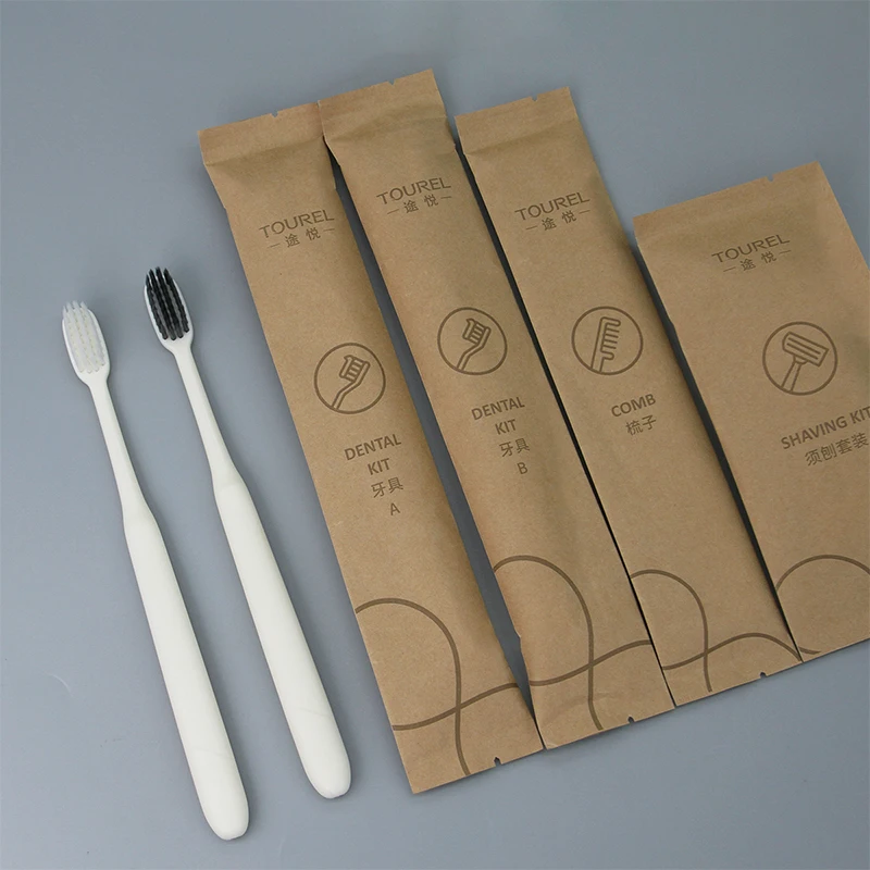 Eco Friendly Wholesale Disposable Kraft Paper Hotel Soap Essential Amenities For Hotel Hospitality