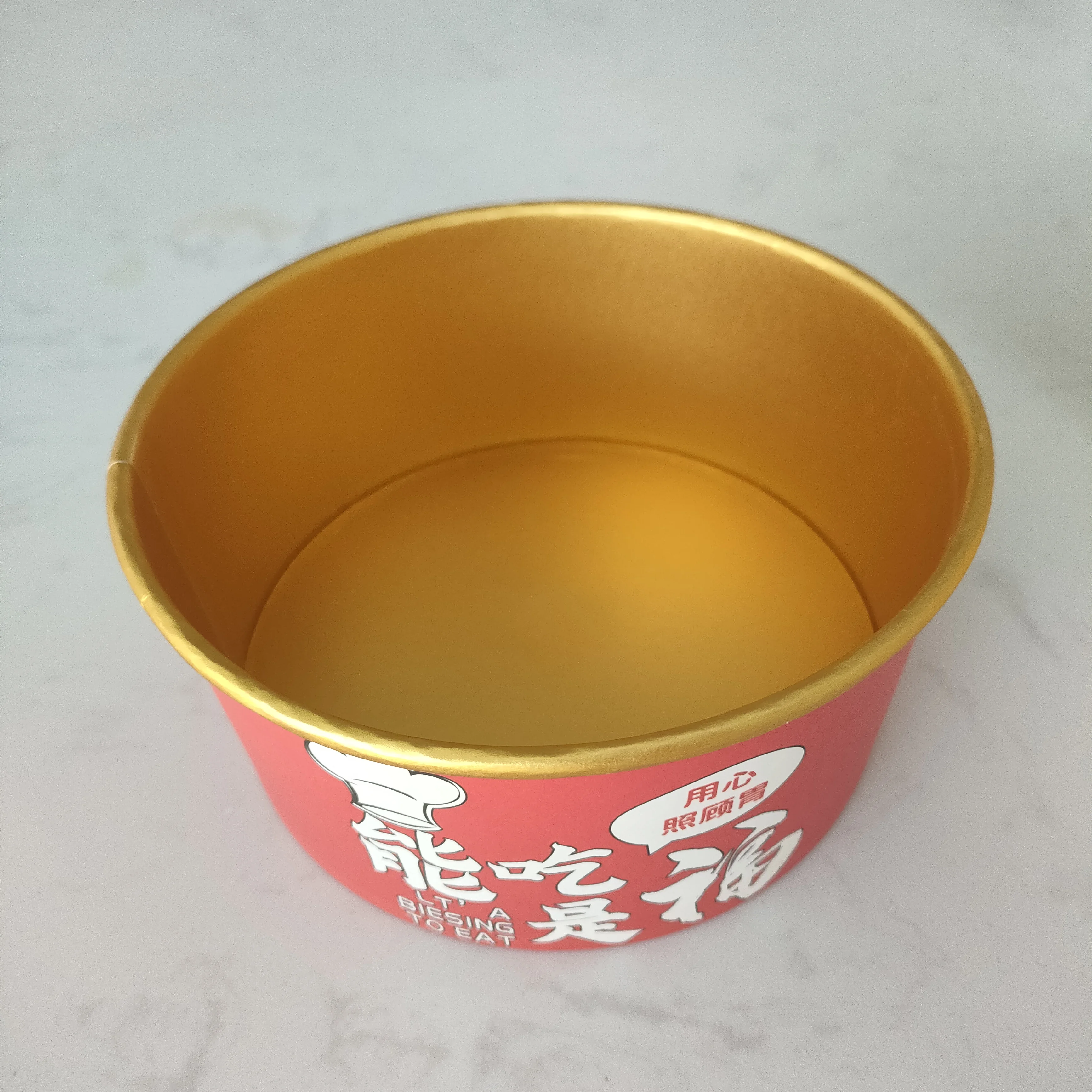 Food Grade Paper Bowl for Ice Cream Rice Soup French Fries Instant Noodles Porridge 750ml 1200ml
