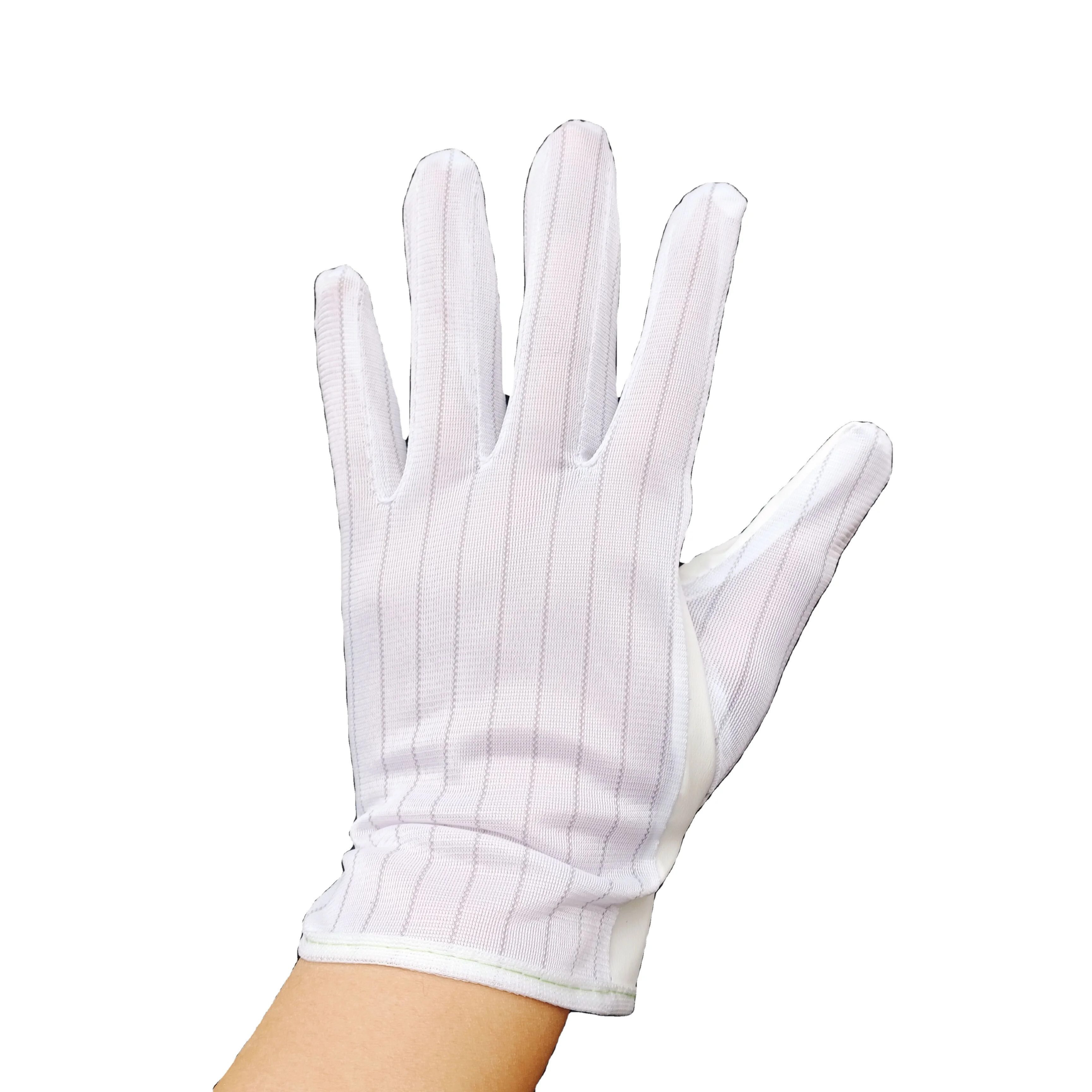 ESD Anti-Static Gloves with Anti-Slip Feature Comfortable PVC and Spandex for Arthritis Therapy Free Sample