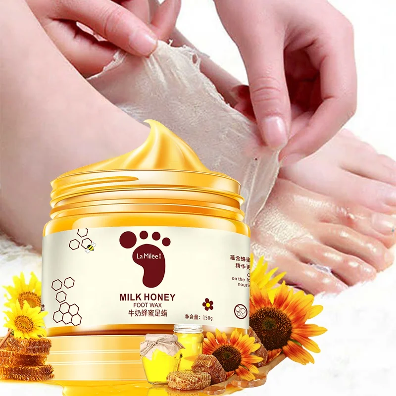 Milk Honey Foot Wax for Dry Cracked Skin Peeling Off Moisturizing Private Label Custom Wholesale
