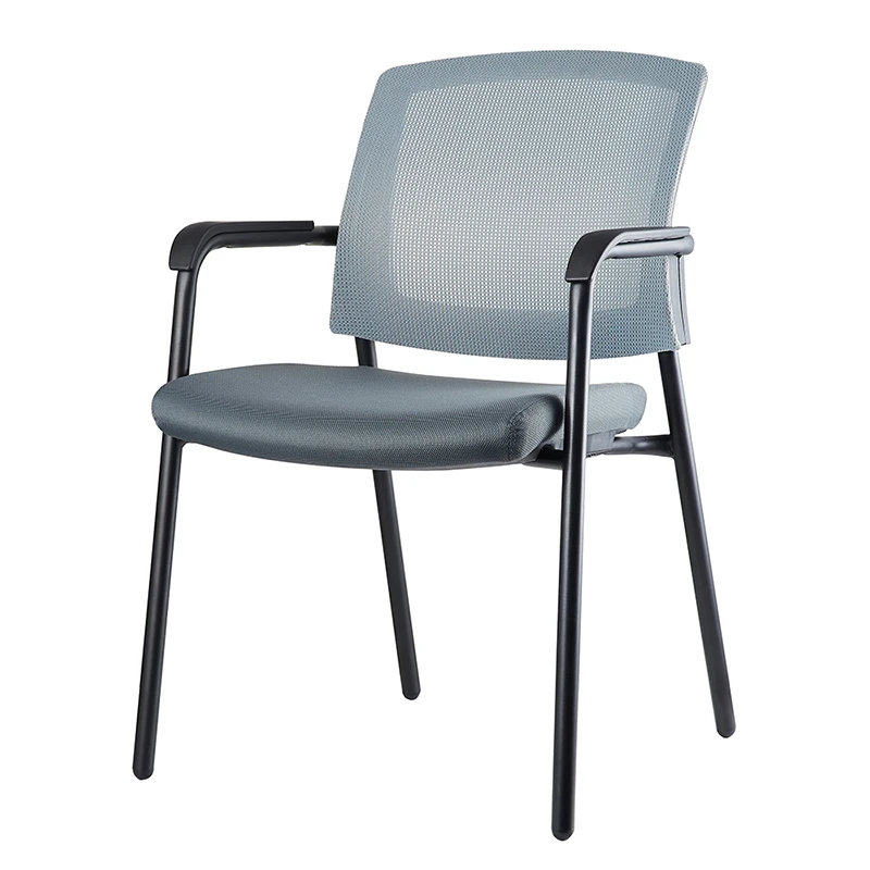 
Metal Frame Stacking Chair office visitor chair training staff use conference room guest chair 