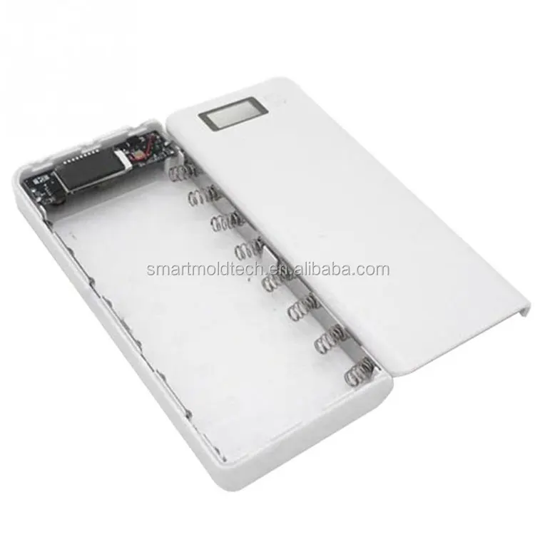 10000mah 20000mah External Battery Charger for Cell Phones with Cables, 4-USB Mini and 2-in-1 Portable Power Bank plastic shell.