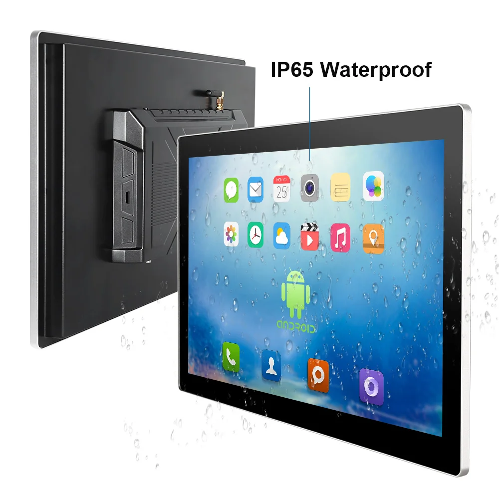 10.1 12.4 15 19 Inch Agriculture Engineering Vehicles Pc Ip65 Waterproof Fanless Industrial Computer Touch Screen All In One Pc