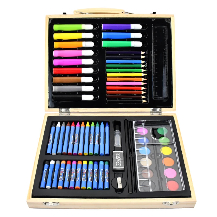 Istudio 68 Pieces Wooden Pencil Art Set Drawing Kit Oem Graphite Pencils Art Supplies Set
