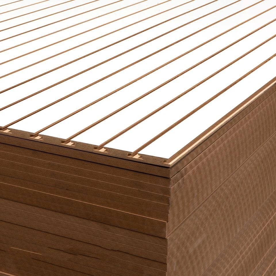 Grooved Slotted MDF Aluminum panels Slat Wall Decorative Slatwall for Store Display