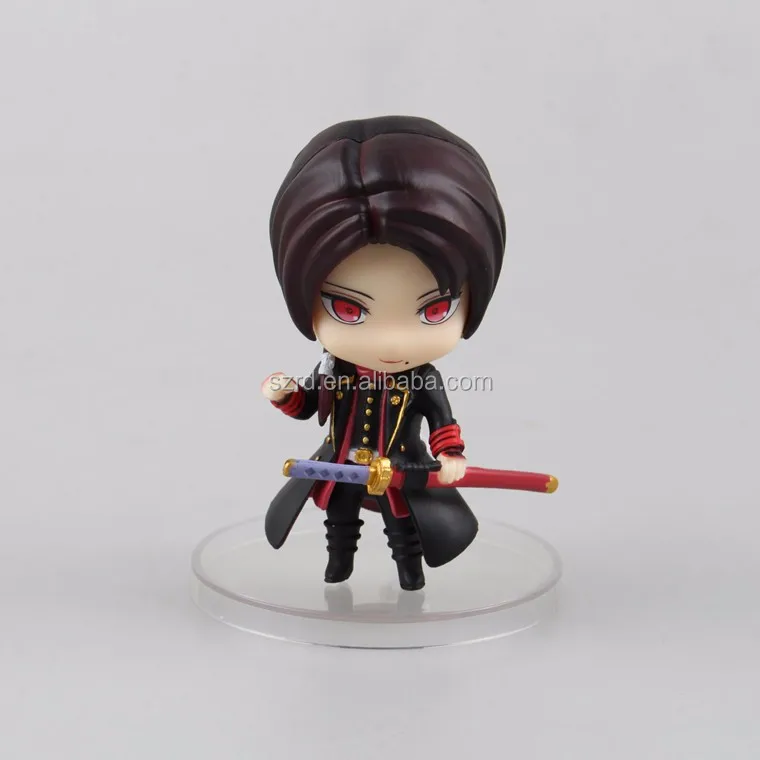 Cartoon anime boy 3d printing PVC figures collection mini toys set