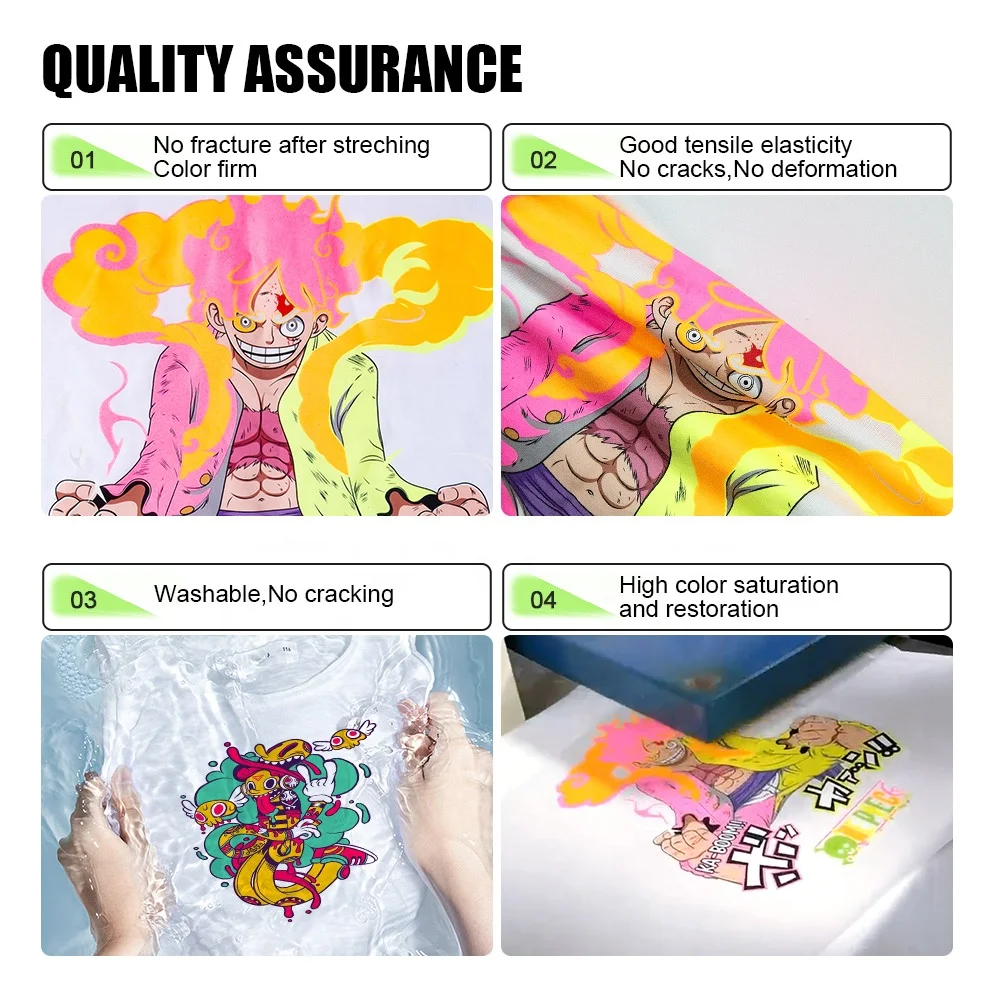 INK-POWER 1000ml DTF Tinta Encre Bottle Color Ink Inkt for Epson L805 L1800 L1300 4720 R2400 DX5 I3200 XP600 TX800 8550 Printer