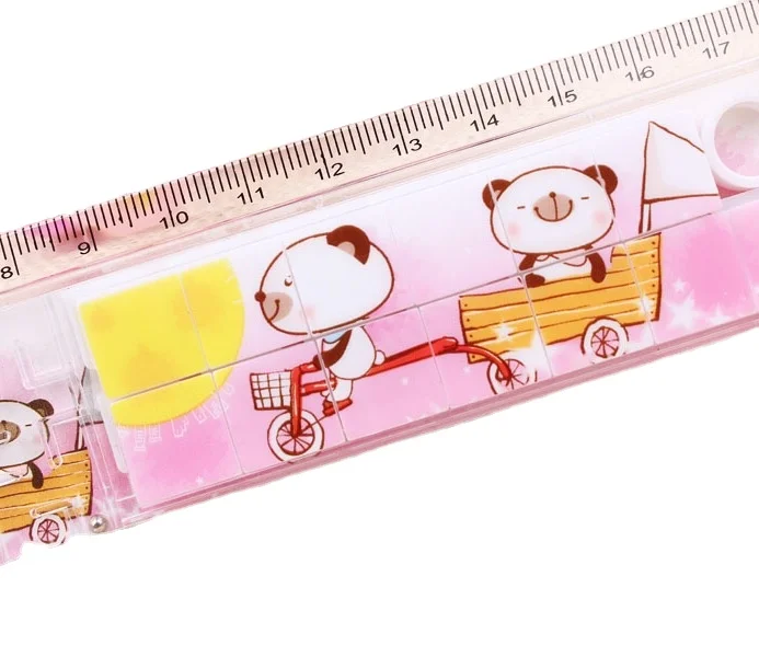 
Professional Grade Solid Aluminum Metric Triangular Engineer Scale Ruler 18cm puzzle cartoon plastic student ruler 