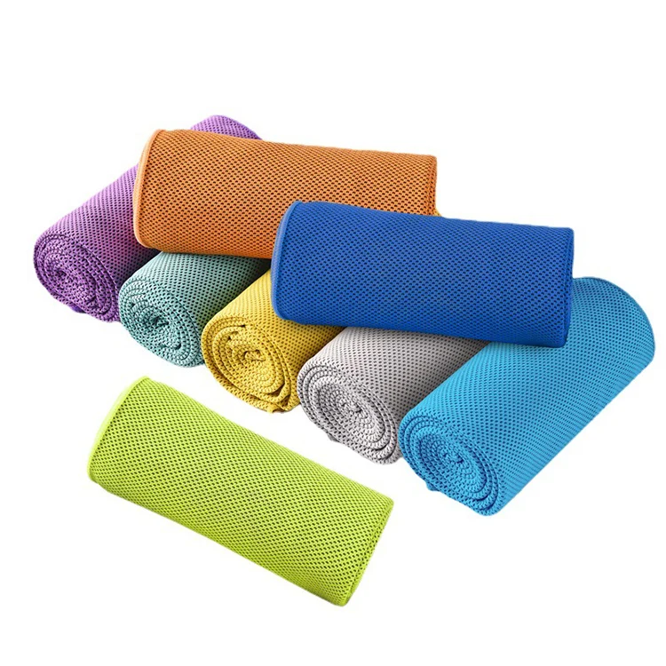 gym sweat cool towel microfiber Polyester ice sports cooling towels with custom logo