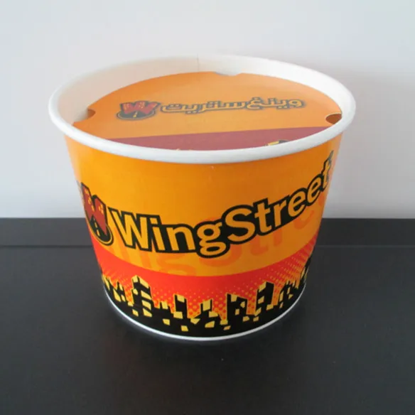64oz Fried Chicken Bucket with Paper Lid