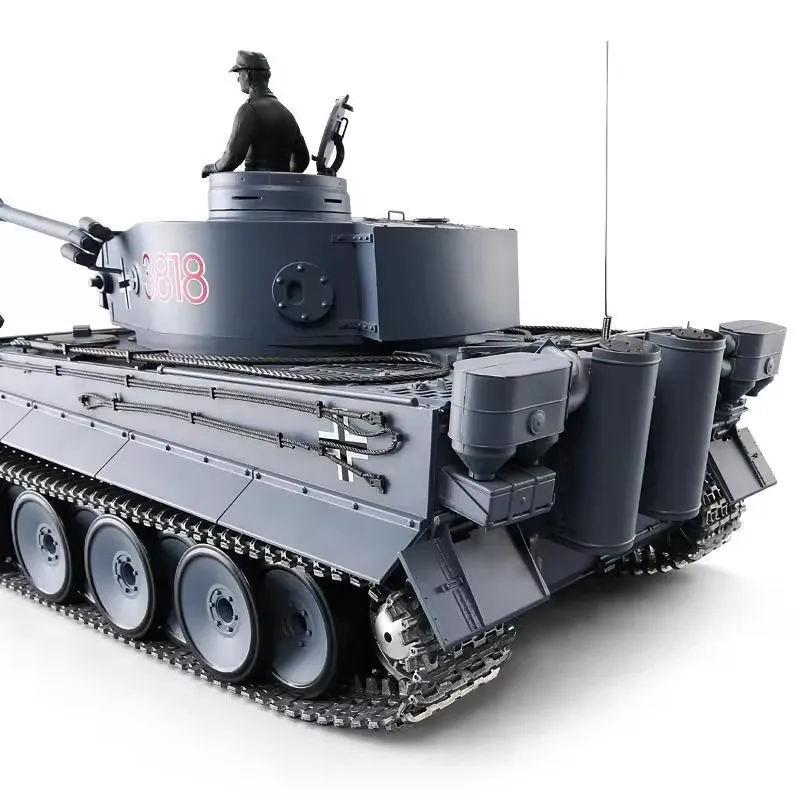 Henglong 1:16 German Tiger I RC Heavy Tank Metal Track Infrared Battle for Custom Modifications