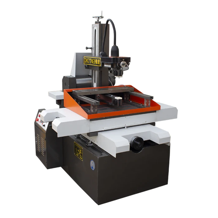 DK7763 cnc edm wire cutting machine with vertical cabinet control