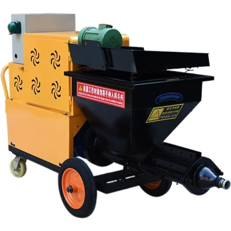 Automatic Mortar Cement Spraying Machine Electric Long Lifetime 220V/380V Cement Mortar Sprayer