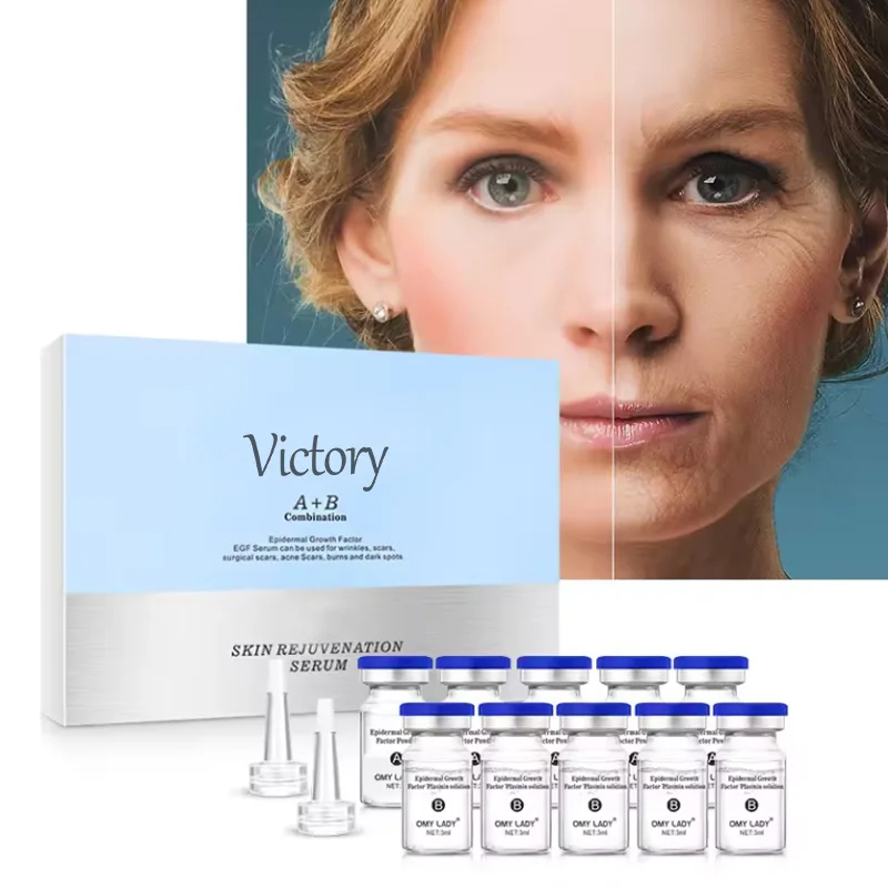 Omy Lady Placenta Stem Cell Serum Skin Color And Removing Acne Scar Egf Growth Factor Serum Stem Cell Ampoule