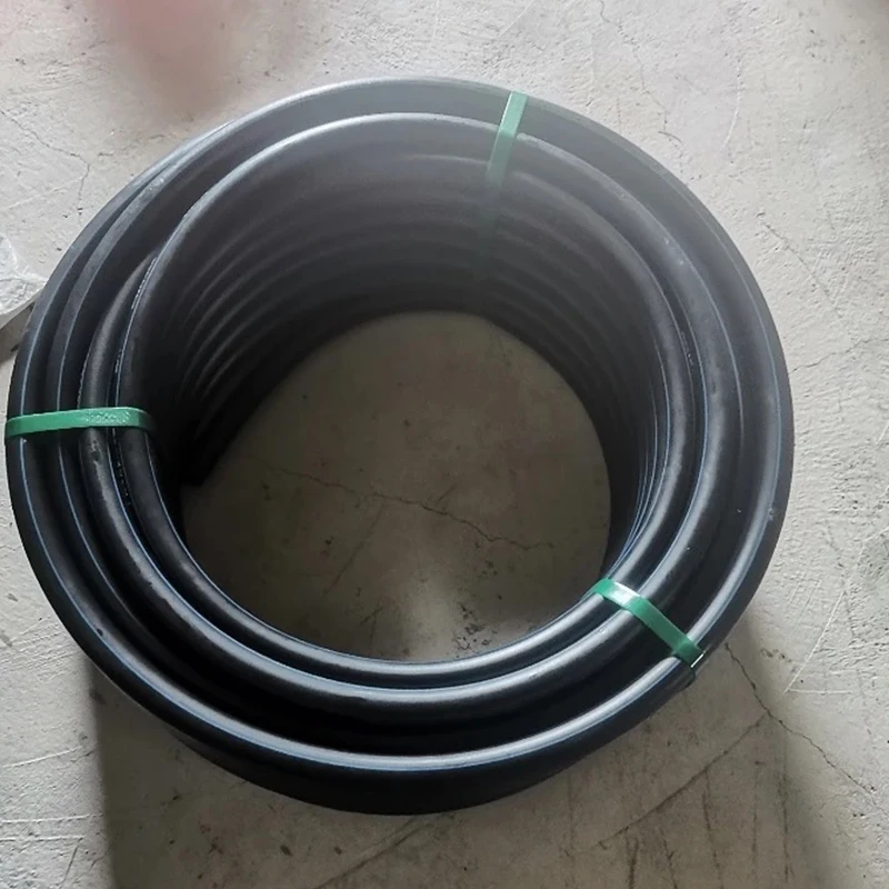 Hdpe Pipe Pe100  Black Plastic Tube Roll Garden Irrigation For Water Supply