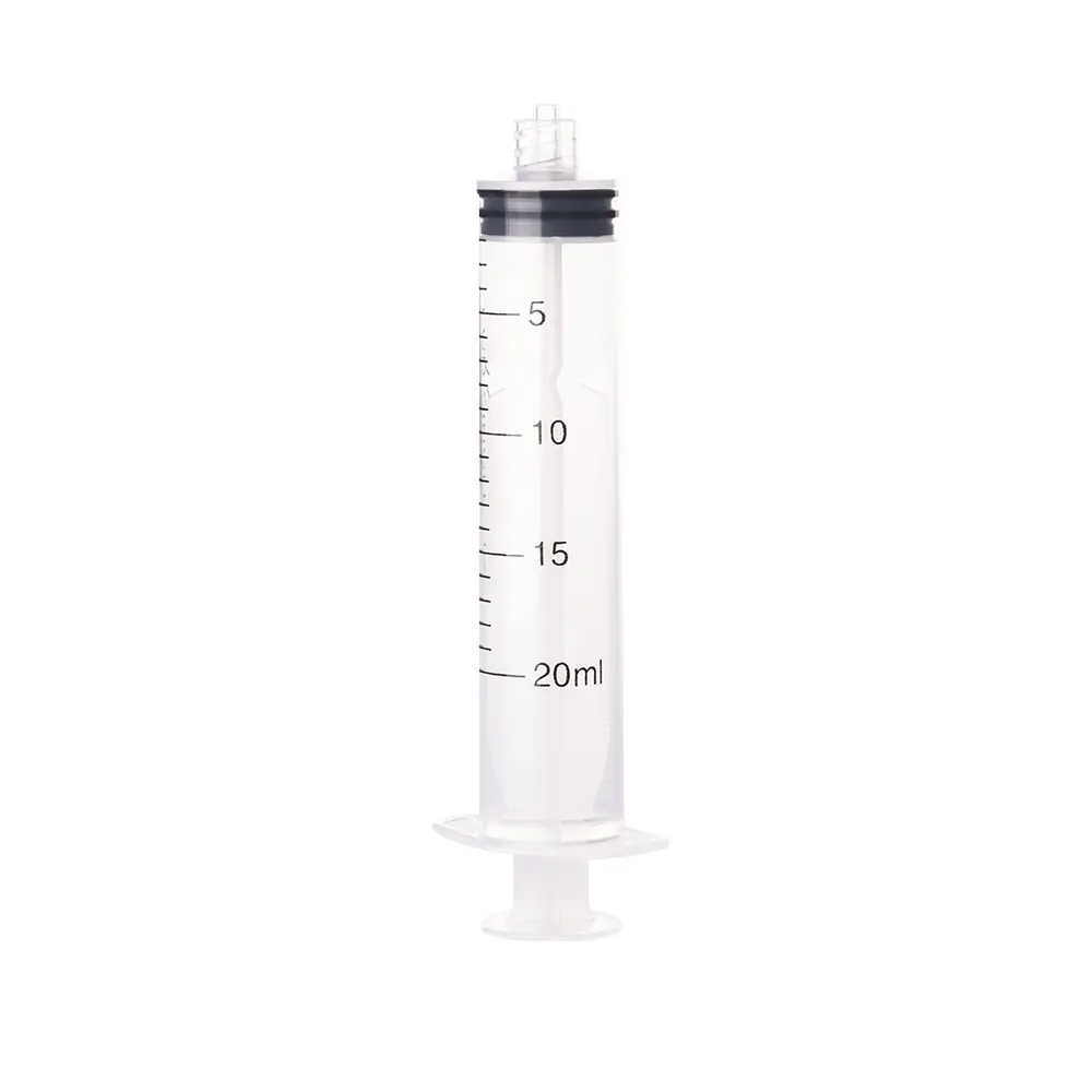 Large Plastic Syringe for Scientific Labs and Dispensing Multiple Uses refilling syringe 20ml