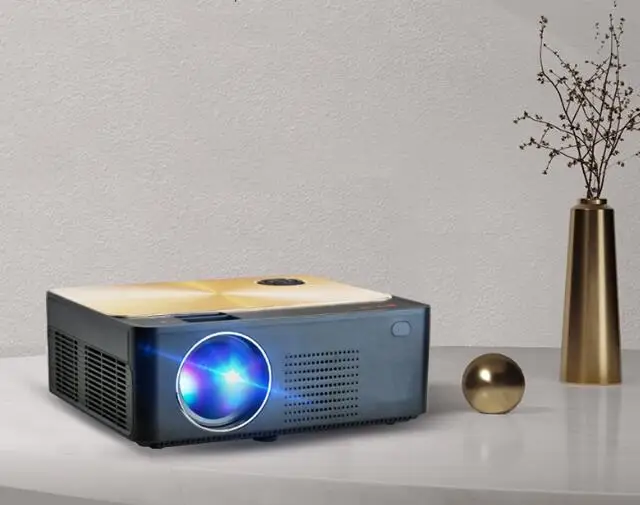 factory price lcd Projector HTP W2 Full HD 720P 2500 lumen High Brightness custom design proyector  with mirroringcast Android