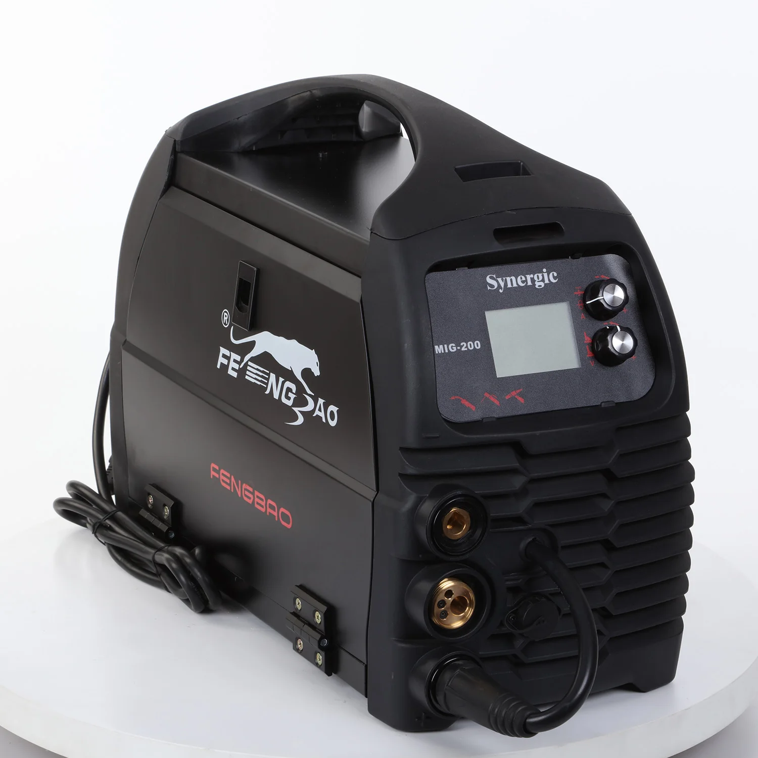 inversora soldadora mig mag machine tig mig 200 igbt new style LCD