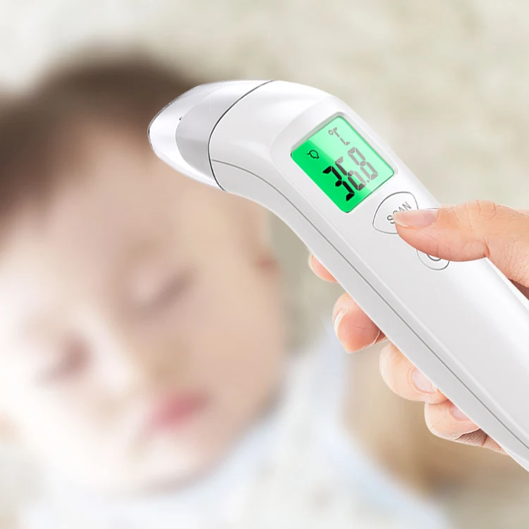 CE 510K Certification No-Touch Baby Thermometer Digital Infrared Fever Thermometer Forehead Thermometer