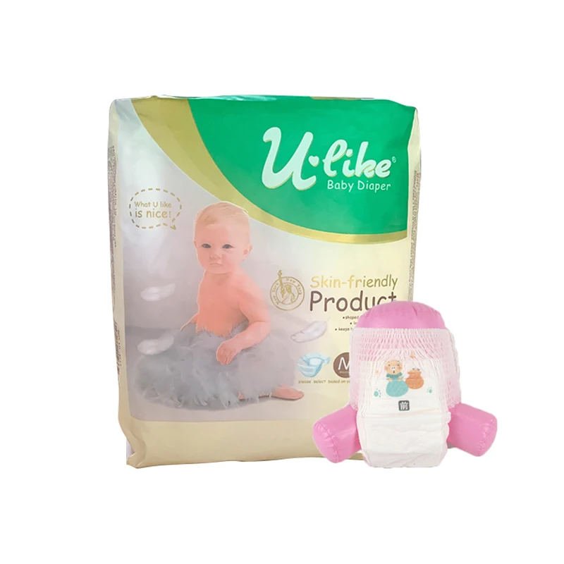 Chinese eco m size brands of biodegradable cottony a ecofriendly diapers competitive price sale ecological baby diaper custom
