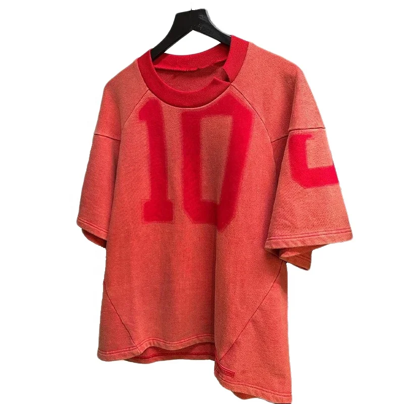 Finch Garment High Quality Acid Washed Sun Faded Plain Tshirt Boxy Cut Men Boxy Cropped Oversized Tshirt Women