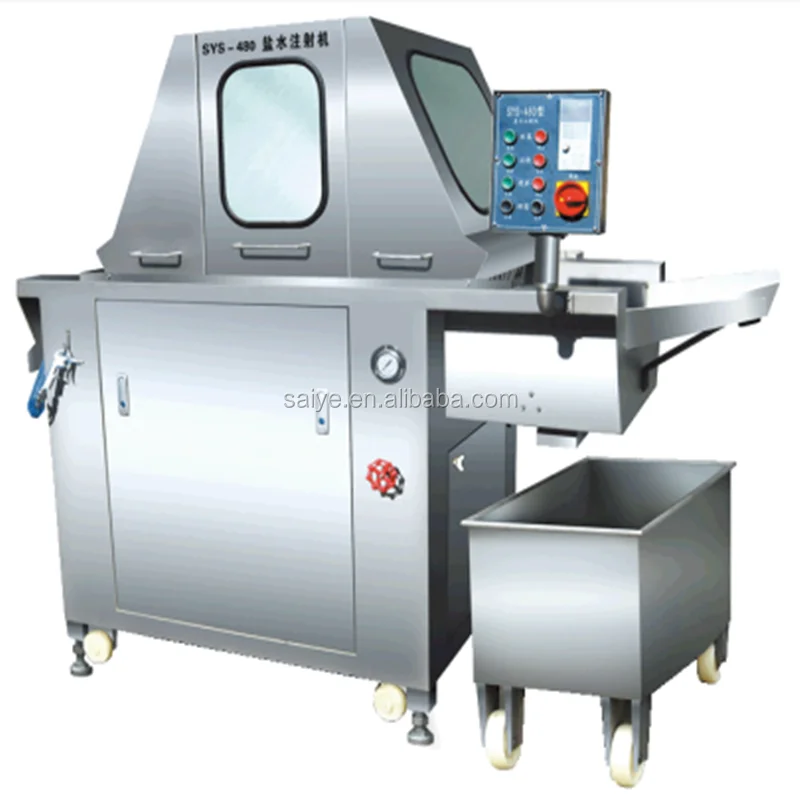 stainless steel salt meat injector/brine injector/brine injection machine