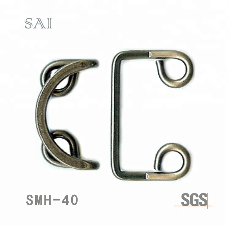 Eco-friendly Factory Wholesale Various Styles SMH38 to 41 Hook and Eye Fastener