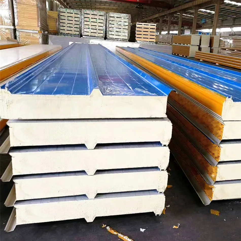 Industrial Building Metal Modern any RAL Color Construction Materials CAM Lock PU / PUR / PIR Foam Sandwich Panel