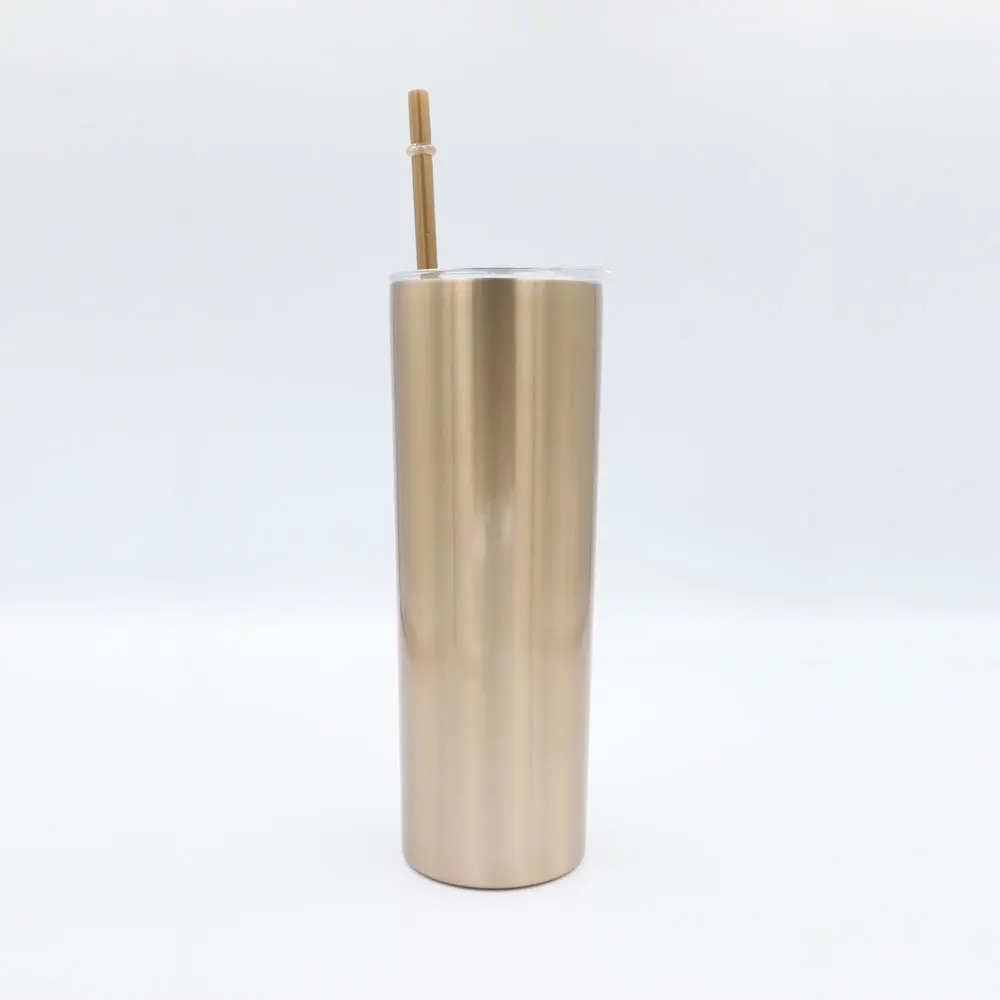 
yongkang Hot Sales 20 oz in stock low MOQ double wall insulated coffee mug with lid and straw skinny tumbler 