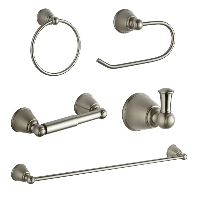 40400 Wholesale Nickel Brush Bathroom Accessories
