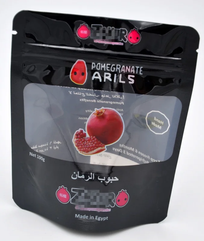 Custom Printed Plastic Doypack Stand Up Food Bag Zip Lock Zipper Ziplock Packaging Bags Standup Stand Up Pouch With Window