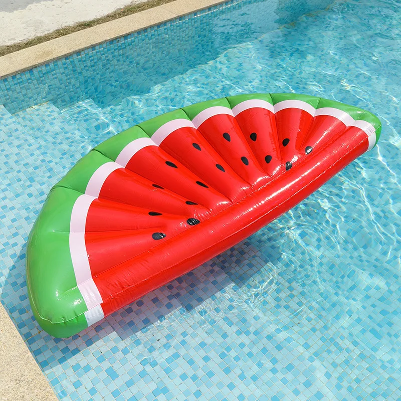 Factory customized PVC safety large inflatable watermelon float funny water melon pool float plastic fruit swimming raft toys