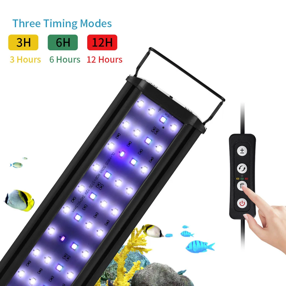 27-117cm IP65 ABS 25W China Supplier Adjustable LED Lamps For Marine Aquariums