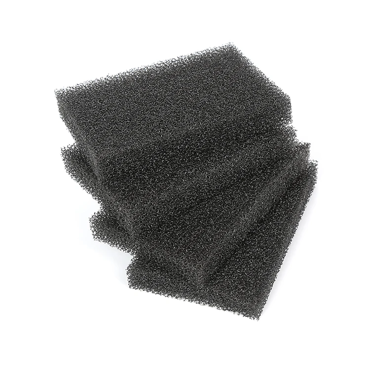 Оптовая продажа, губка для фильтрации воздуха с активированным углем, губка для фильтрации сточных вод в пруду, цветной губчатый рулон