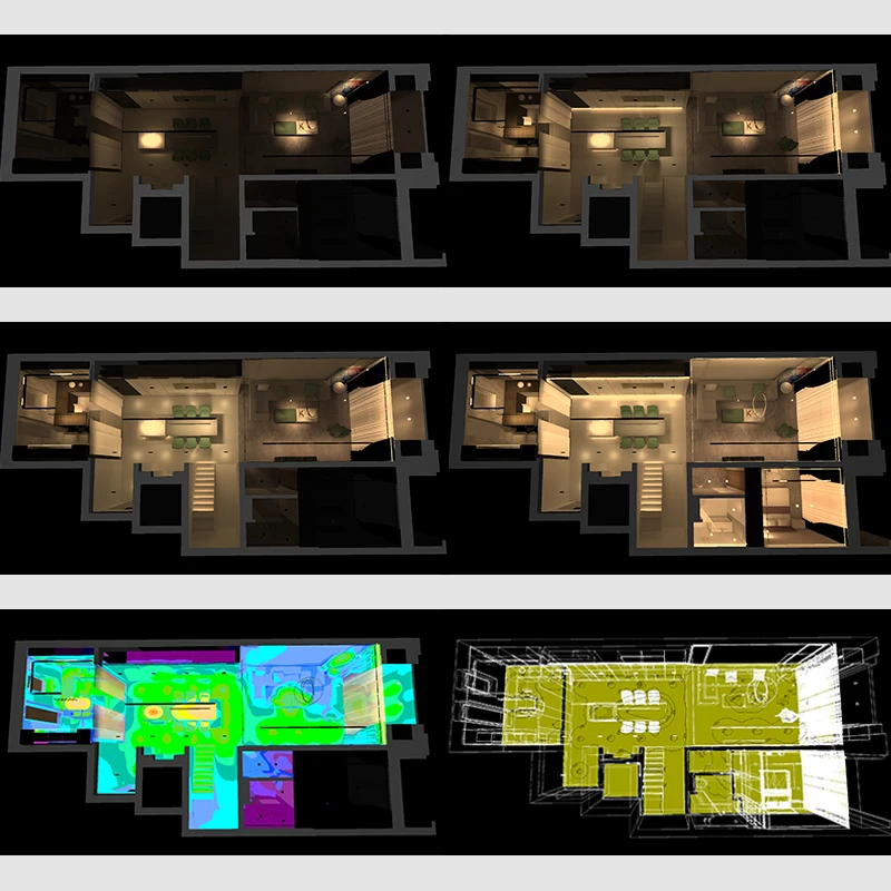 Professional Mainless Lighting Design Paired With Home Decoration Lighting For Full House Customization Services