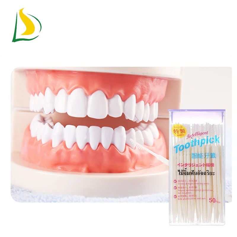 Low Price Sterile Floss Dental Interdental Brush Mint Toothpick Plastic Wholesale Manufacturer Print Accessories OEM Customized