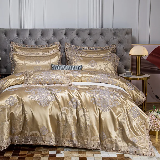 Super Soft Geometric Design 4pcs Bedding Sheet Set - Factory Price for Home and Hotel Use