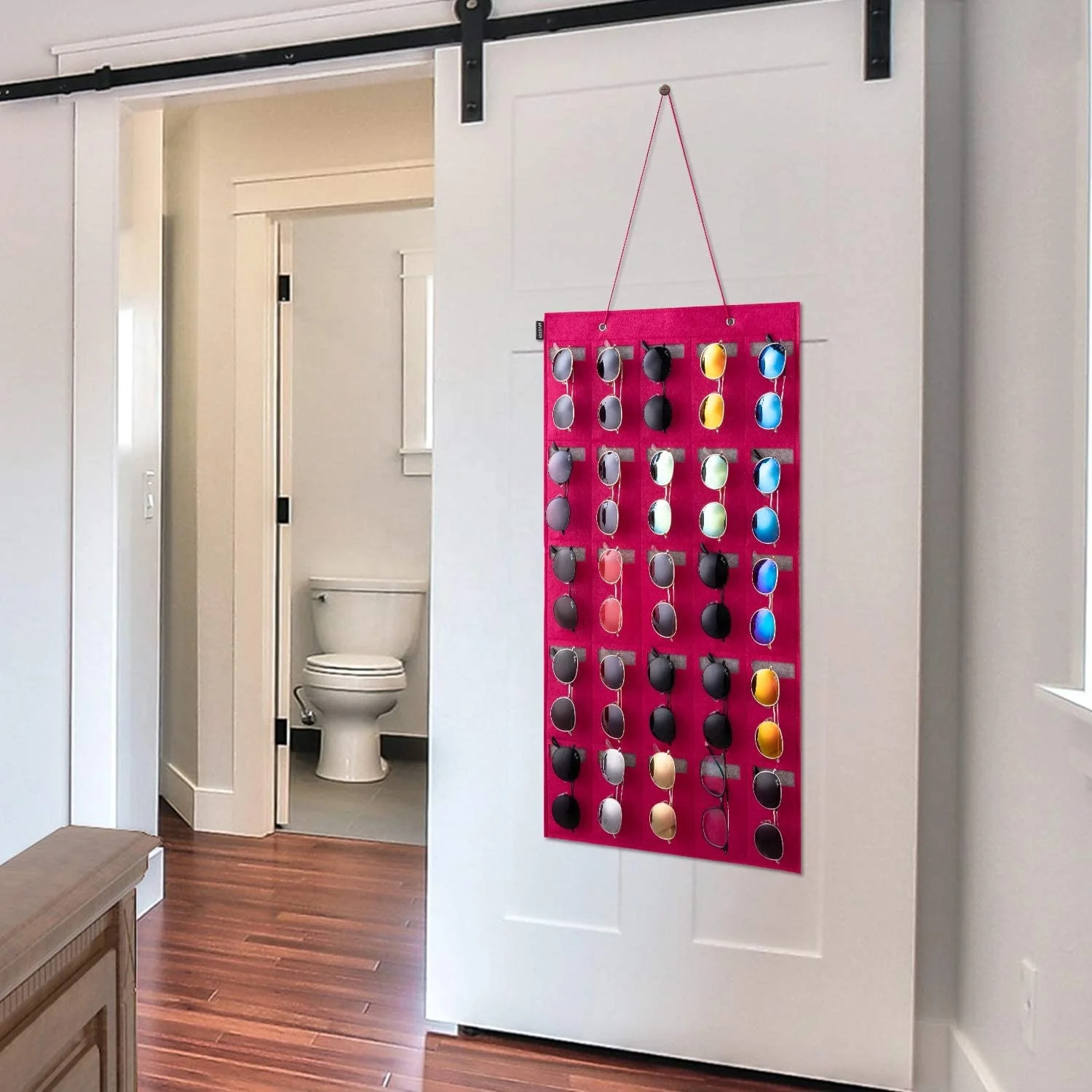 Amazon Hot Sell Sunglasses Organizer Storage Hanging Wall for Men Women