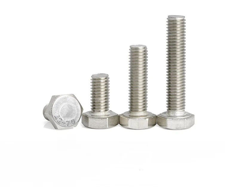 M6X16 A2-70 stainless steel hex bolt