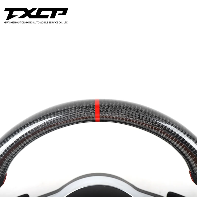  Пользовательское светодиодное рулевое колесо из углеродного волокна для VW Gti Gts R Gli Gtd гоночное