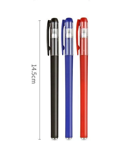 Hot selling frosted carbon gel pen stationery student, office supply promotional gel pen custom logo gel pen