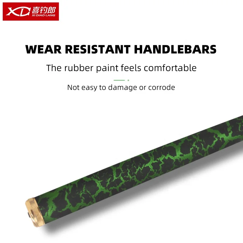 XDL  light carbon fiber 3.6m-8.0m carp outdoor tackle  black  antenna fishing and reel combo full set telescopic fishing rod