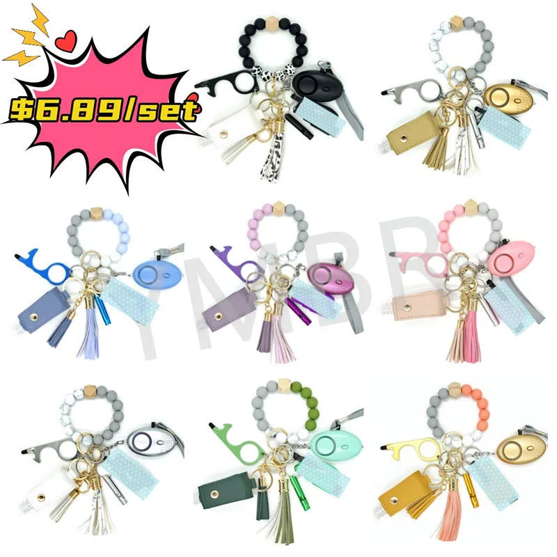 Women Self Defense Keychain Set Window Breaker Emergency sonal Protection Safety Alarm Girl Self Defense Key Chain
