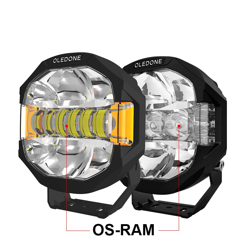 7  inch 100W Round LED Driving Lights with  with maximum stability and resistance