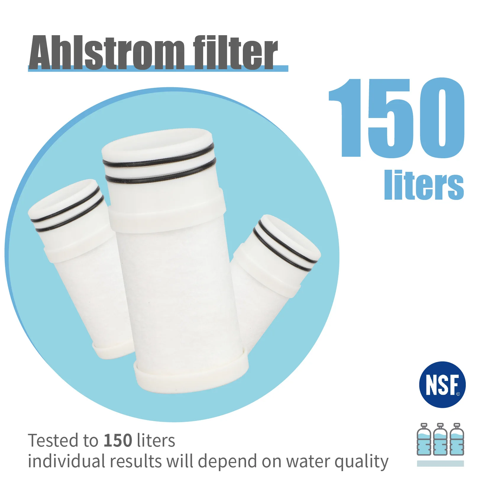 outdoor camping hiking emergency drink water bag Camping Water Filter water filter