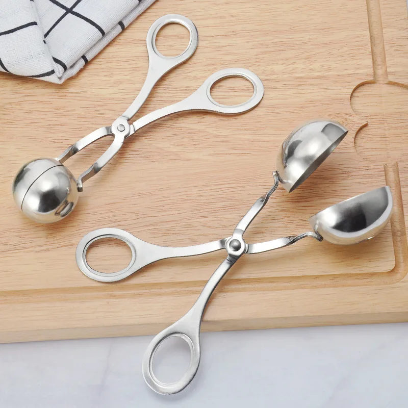 
Stainless Steel Meatball Maker Diy Fish Ball Mold Food Clip Kitchen Creative Ball Maker 